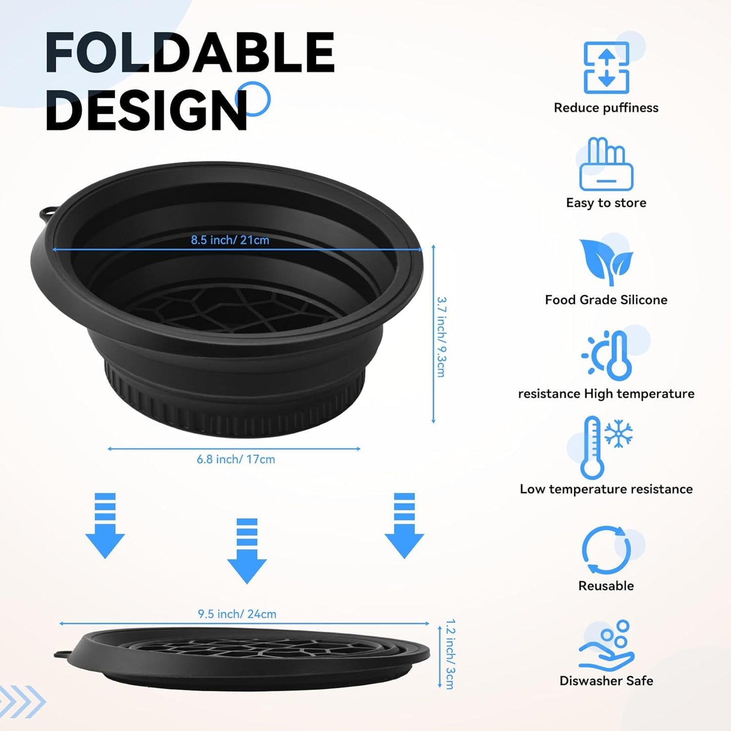 Face Bowl for Ice with Built-in Ice Tray