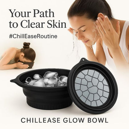 Face Bowl for Ice with Built-in Ice Tray