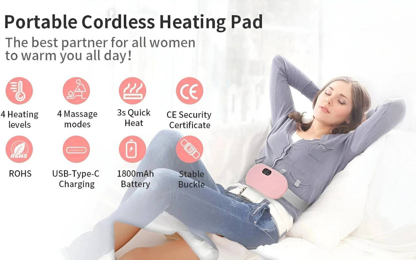 Rechargeable Smart Warm Palace Belt